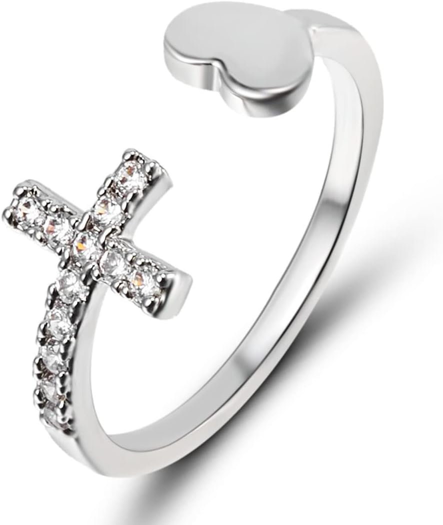 bague-croix-amour-argent