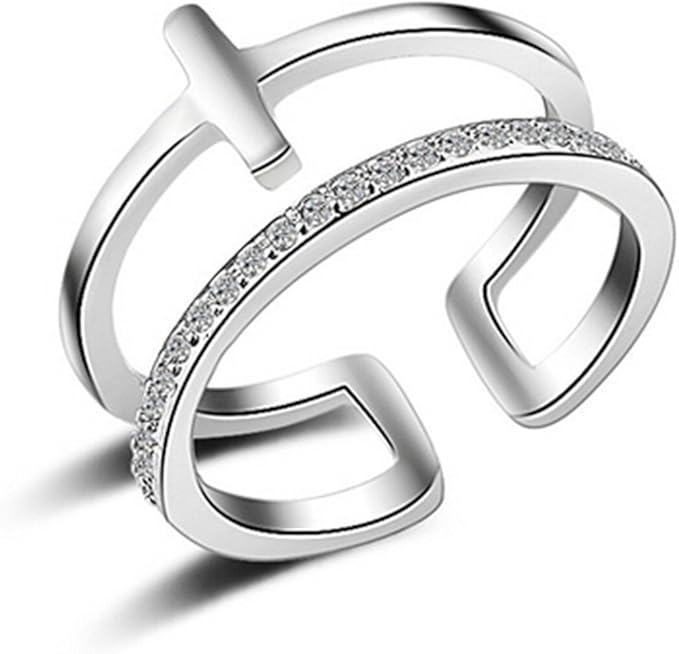 bague-croix-argent-femme