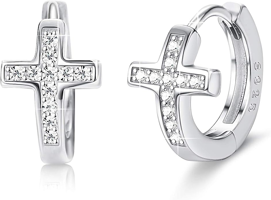 boucle-oreille-croix-avec-strass