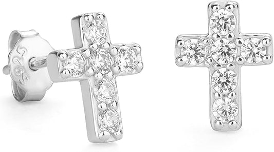 boucle-oreille-croix-acier-inoxydable