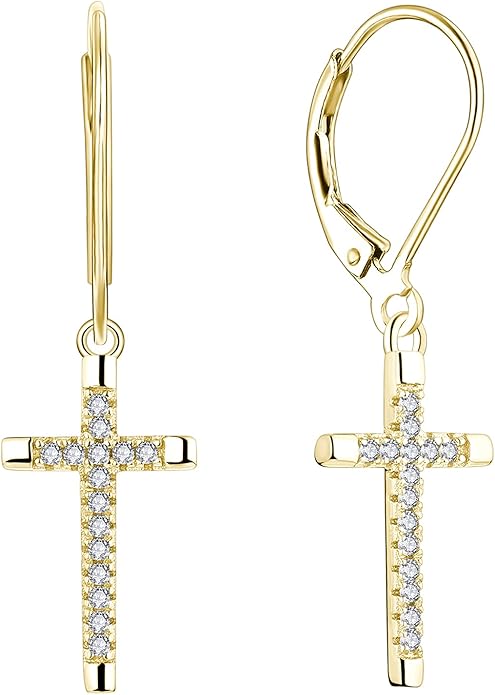 boucle-oreille-croix-diamant