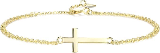 bracelet-croix-or-femme