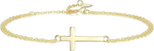 bracelet-croix-or-femme