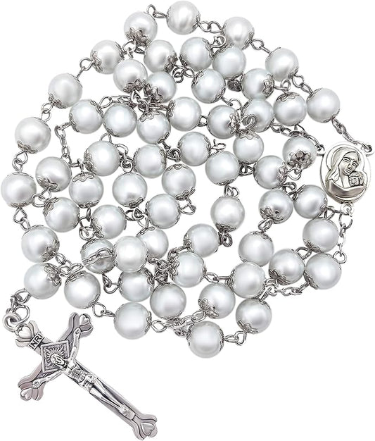 chapelet-perle-blanche